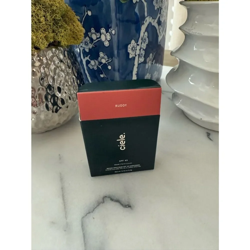 ciele flush & PROTECT SPF 45+ powder blush in Ruddy